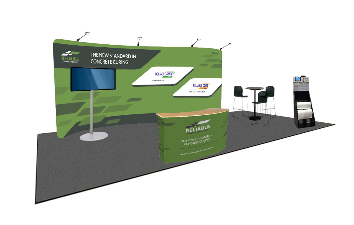 Trade Show booth mockup