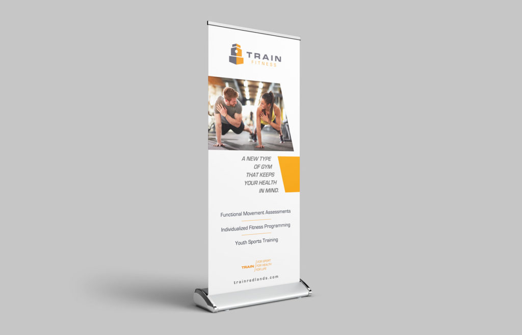 Train Fitness Banner